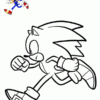 Coloriage Sonic Le Herisson A Pleine Vitesse Dessin Sonic À Imprimer destiné Dessin Sonic À Imprimer