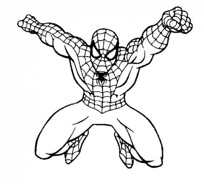 Coloriage Spiderman Gratuit À Imprimer tout Dessins Spiderman A Imprimer
