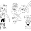 Coloriage Splatoon Characters Marie Dessin Splatoon À Imprimer dedans Coloriage Splatoon