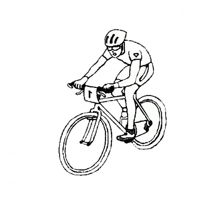 Coloriage Sport De Cyclisme Dessin Gratuit À Imprimer dedans Coloriage Cycliste