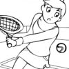 Coloriage Sport De Tennis Dessin Gratuit À Imprimer tout Coloriage Tennis