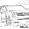 Coloriage Voiture Cadillac 4X4 Srx Dessin 4X4 À Imprimer intérieur 4X4 À Colorier