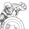 Coloriages À Imprimer : Captain America, Numéro : 24A75D2 concernant Coloriage Captaine America