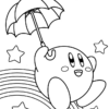 Coloriages À Imprimer : Kirby, Numéro : 2149 tout Coloriage Kirby Feu