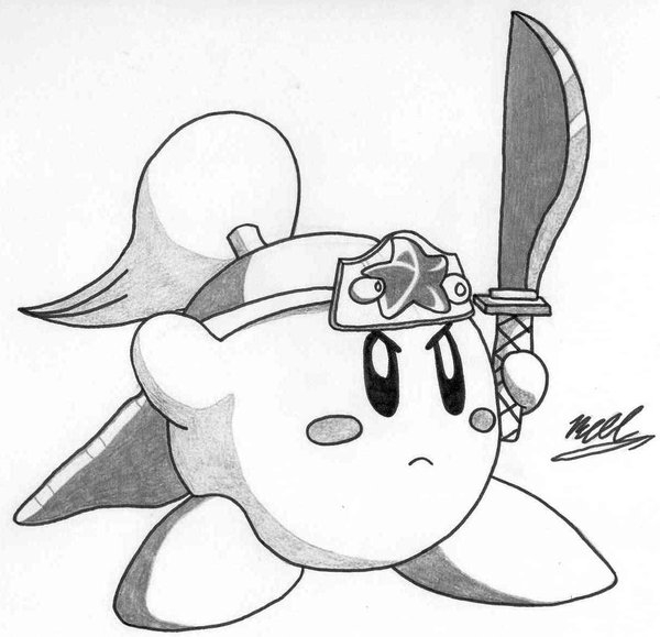 Coloriages À Imprimer : Kirby, Numéro : 6330 intérieur Kirby Coloriage