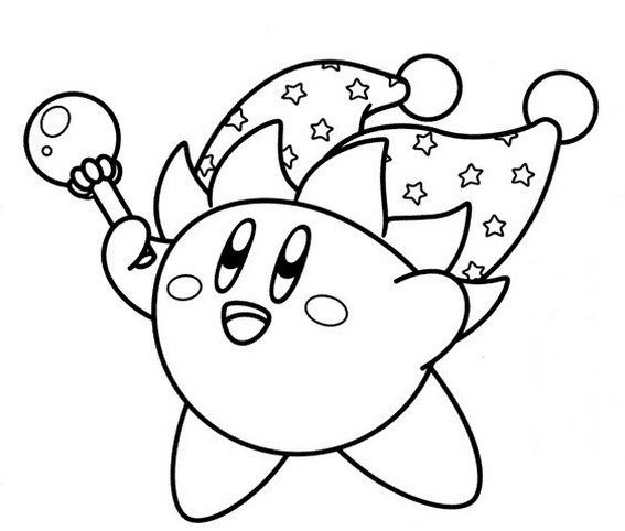 Coloriages À Imprimer : Kirby, Numéro : 9146 intérieur Coloriage Kirby Feu
