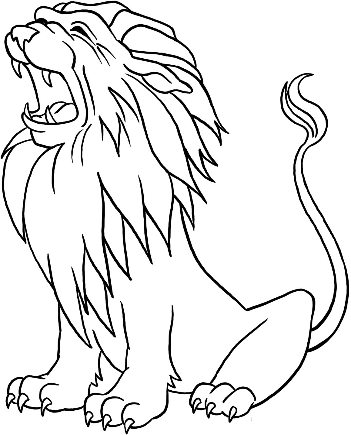 Coloriages À Imprimer : Lion, Numéro : C15A5704 tout Coloriage À Imprimer Lion