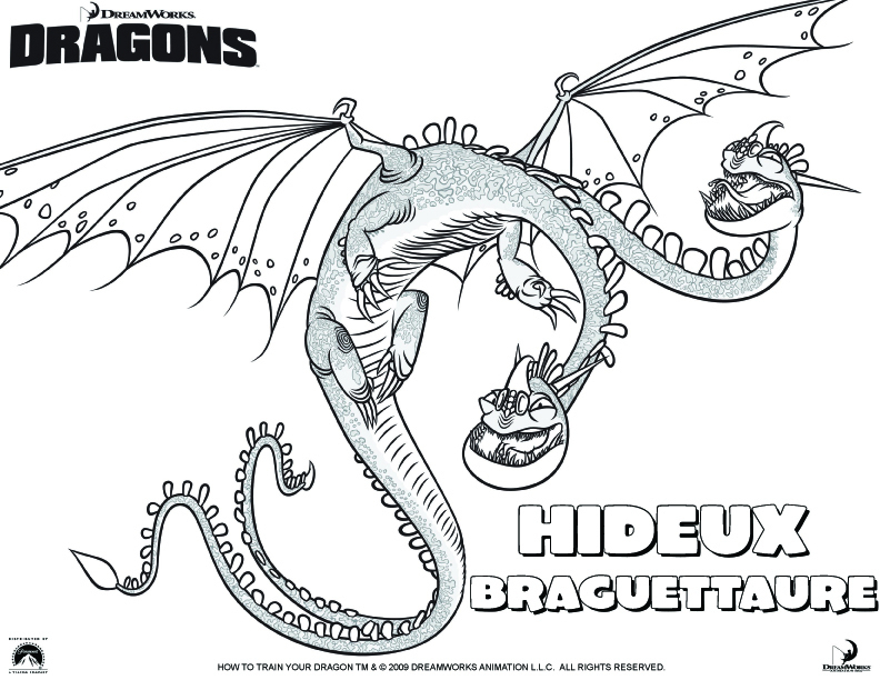 Coloriages Dragons | Numerikids tout Coloriage Dracolosse