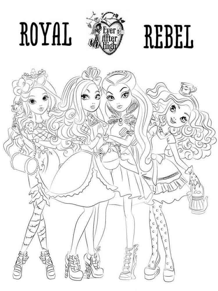 Coloriages Ever After High avec Coloriage Rainbow High Sunny