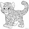 Coloriages - Guépard - Coloriages Gratuits À Imprimer destiné Leopard Coloriage