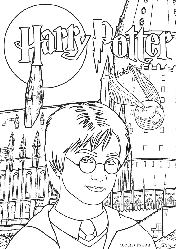 Coloriages - Harry Potter - Coloriages Gratuits À Imprimer encequiconcerne Coloriage Harry Potter Ginny