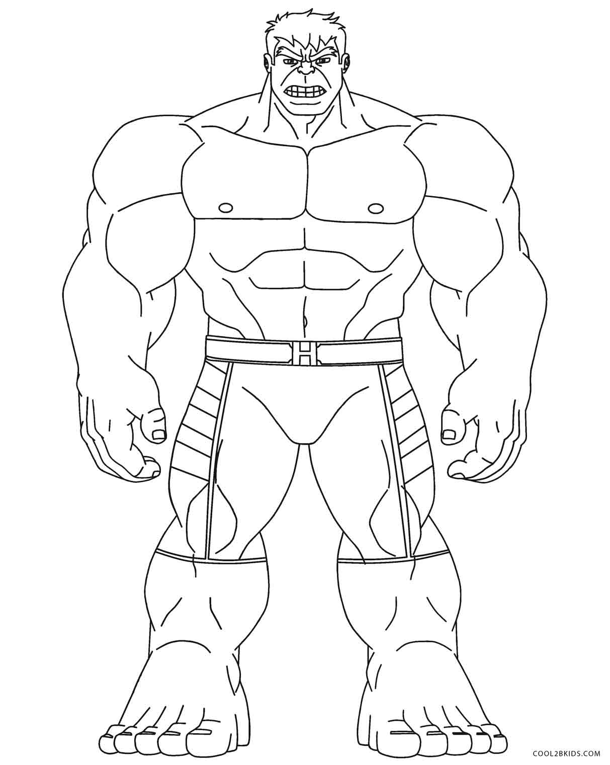 Coloriages - Hulk - Coloriages Gratuits À Imprimer tout Coloriage Hulk Et Spiderman