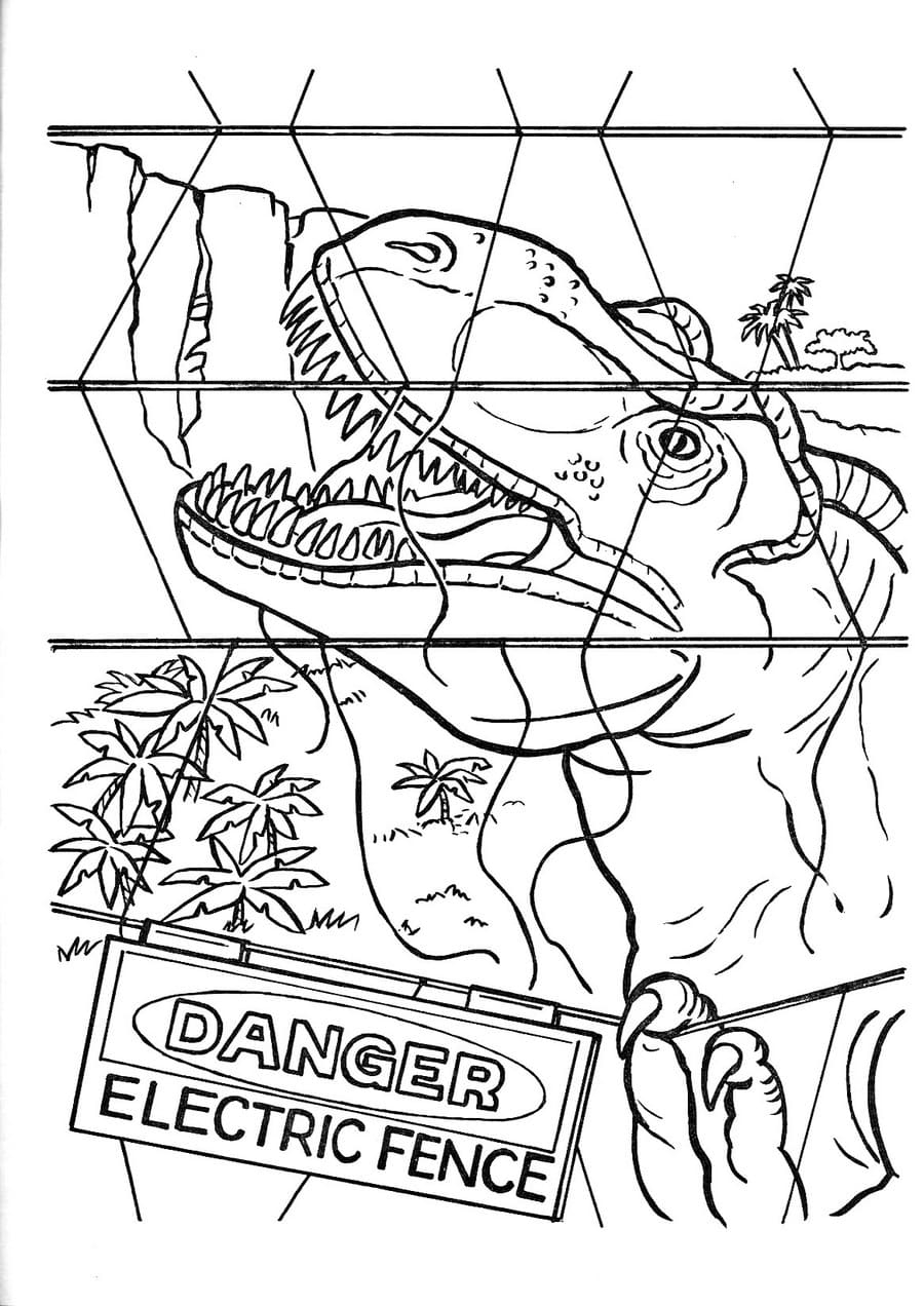 Coloriages Jurassic Park — Gratuit À Imprimer | Wonder Day concernant Dessin Jurassic Park