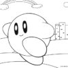 Coloriages - Kirby - Coloriages Gratuits À Imprimer pour Coloriage Kirby Feu