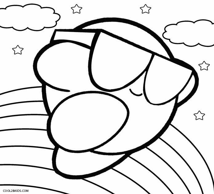 Coloriages - Kirby - Coloriages Gratuits À Imprimer pour Kirby Coloriage