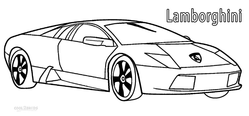 Coloriages - Lamborghini - Coloriages Gratuits À Imprimer dedans Lamborghini À Colorier
