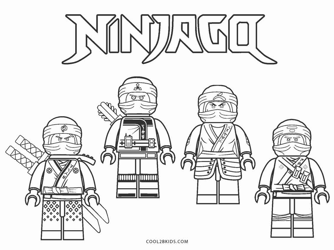 Coloriages - Ninjago - Coloriages Gratuits À Imprimer à Coloriage Ninjago Kai