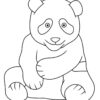 Coloriages - Panda - Coloriages Gratuits À Imprimer tout Coloriage Panda À Imprimer