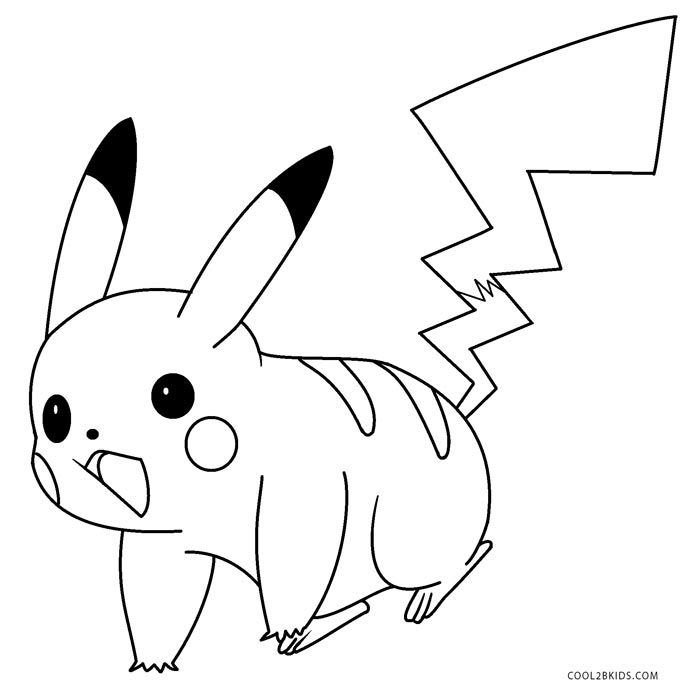 Coloriages - Pikachu - Coloriages Gratuits À Imprimer destiné Pikachu A Imprimer