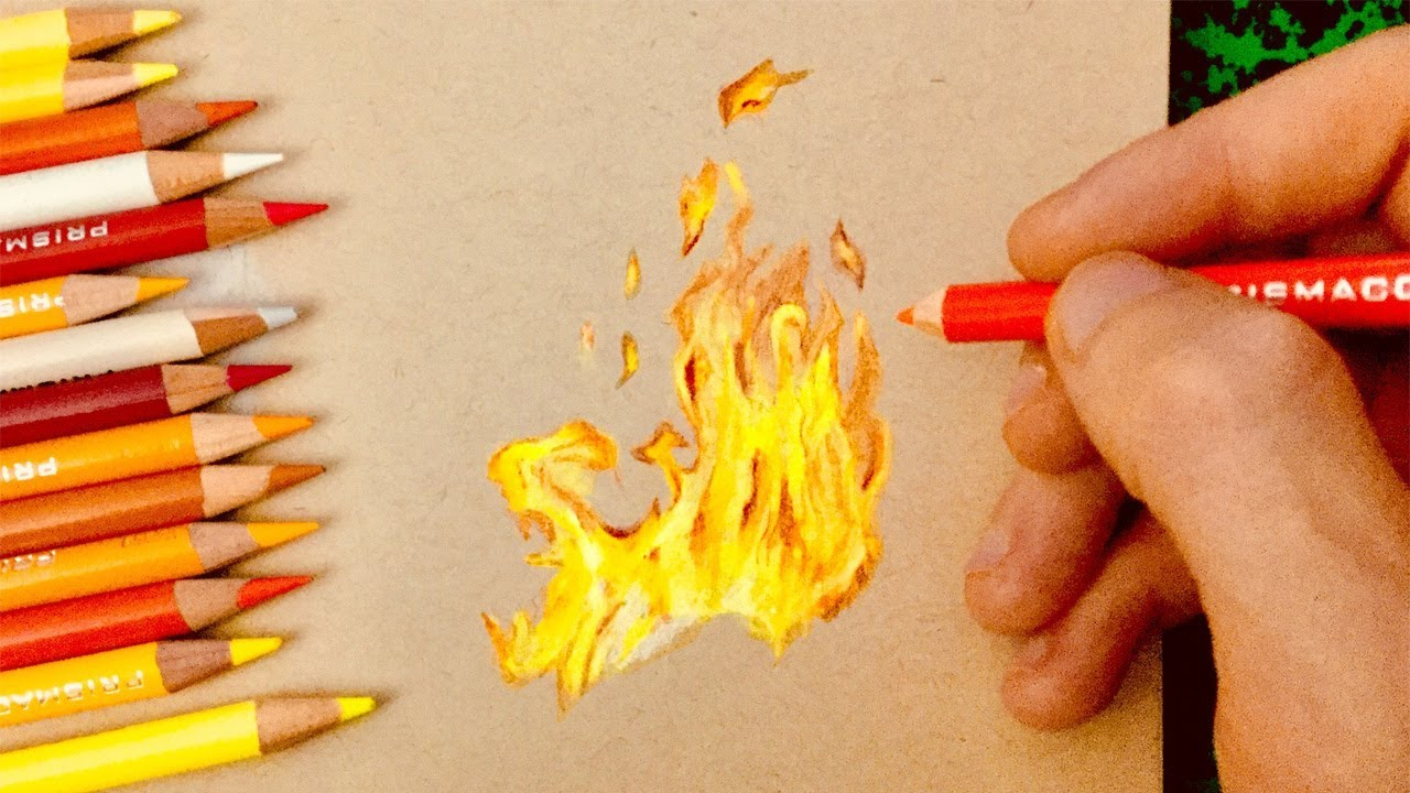 Comment Dessiner Des Flammes - Les Dessins Et Coloriage destiné Dessin De Flamme À Imprimer