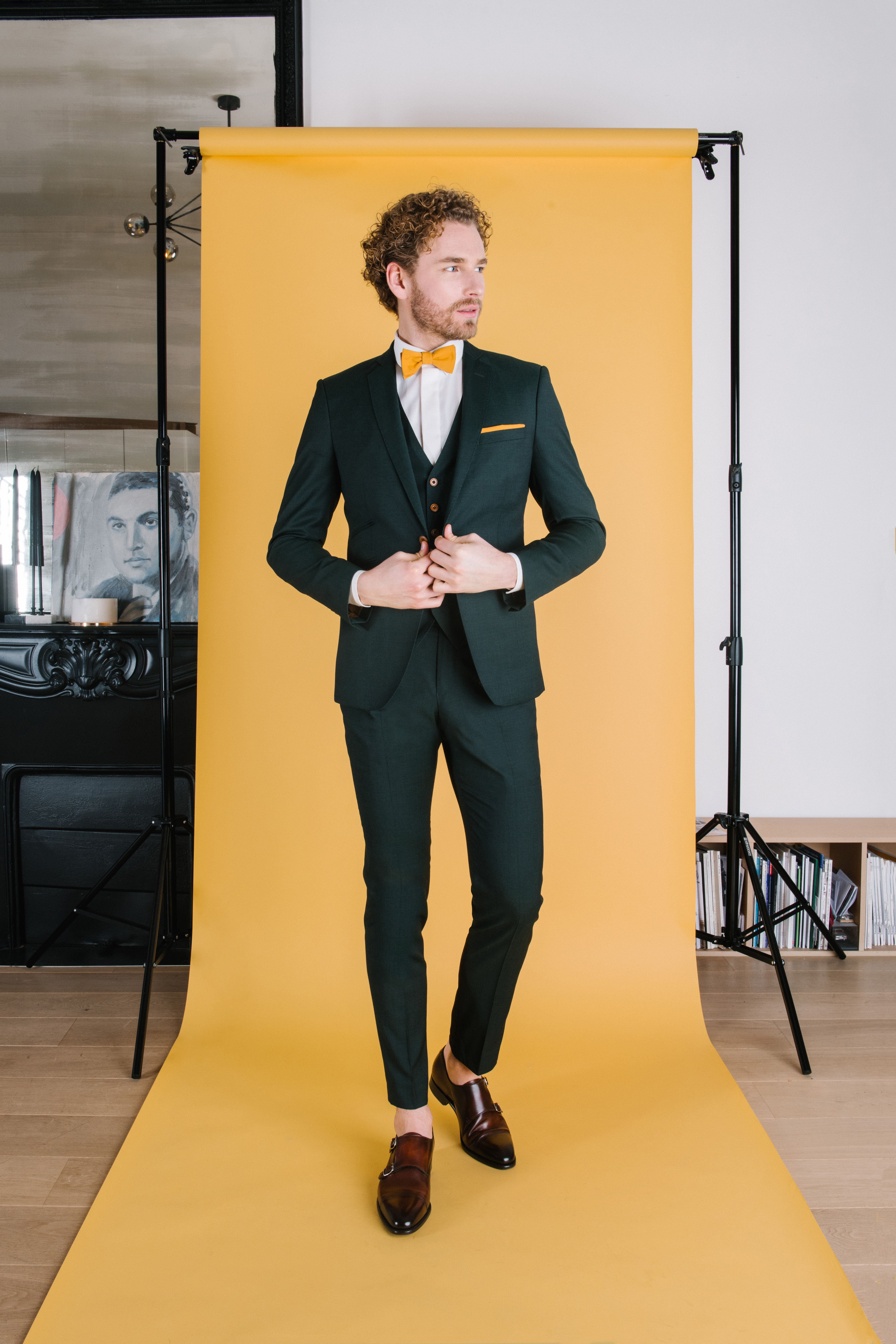 Costume Vert Par Samson Sur Mesure | Costume Vert, Costume Homme Vert tout Costume Vert Sapin