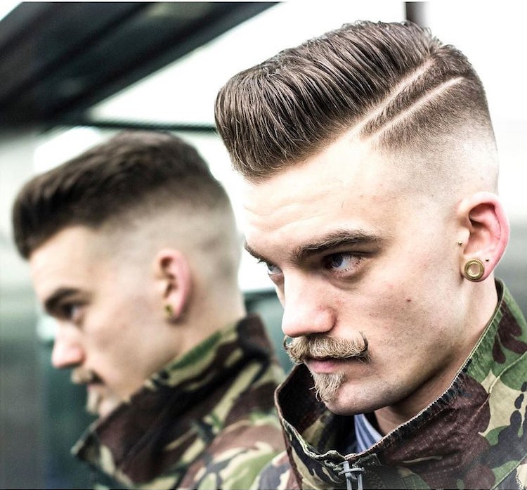 Coupe De Cheveux Homme Dégradé Avec Trait, Comment L&amp;#039;Adopter? à Dégradé Homme Trait