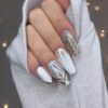 Deco Ongle, Manucure Blanche, Ongles Longs, Inspiration D'Hiver White pour Ongle En Gel Blanc