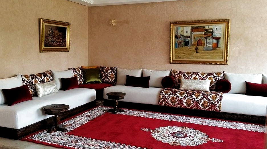 Décoration Du Salon Marocain Traditionnel | Moroccan Decor Living Room tout Salon Marocain Moderne 2022