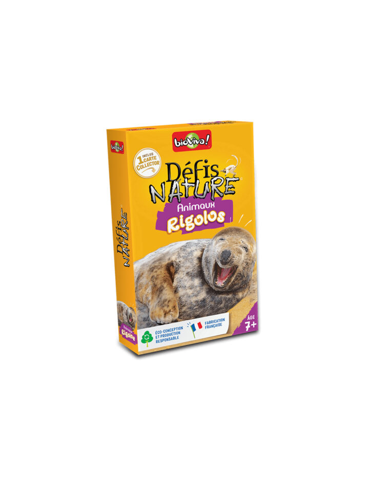 Défis Nature : Animaux Rigolos - Cartes À Collectionner - Les Gentlemen pour Petit Défis Rigolo