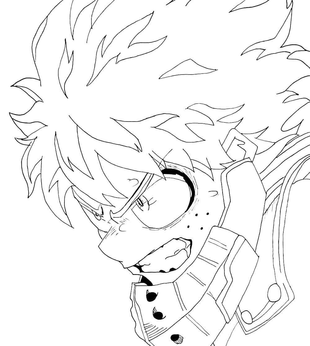 Deku Coloring Pages - Free Coloring Pages | Wonder Day — Coloring Pages concernant Coloriage Mha