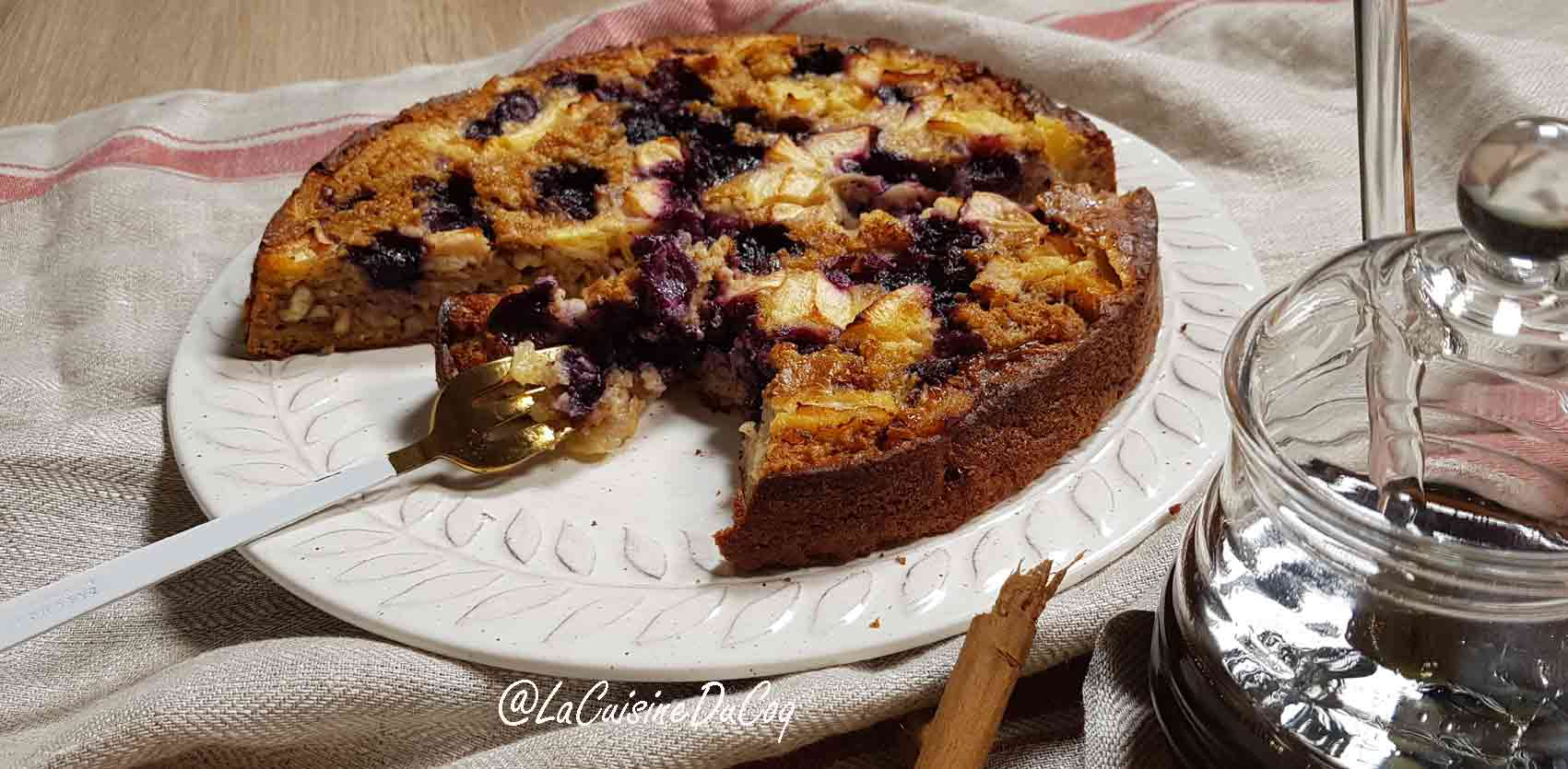 Délicieux Gâteau De Flocons D'Avoine Et Pomme. Recette Facile destiné Recette Gâteau Flocon D'Avoine Régime