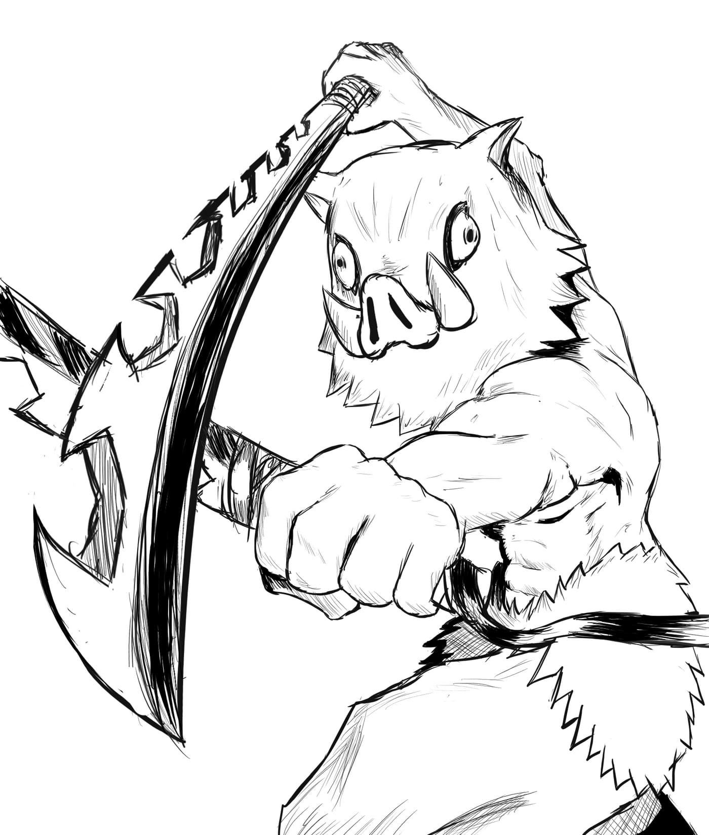 Demon Slayer Coloring Pages . Printable Coloring Pages à Coloriages Demon Slayer