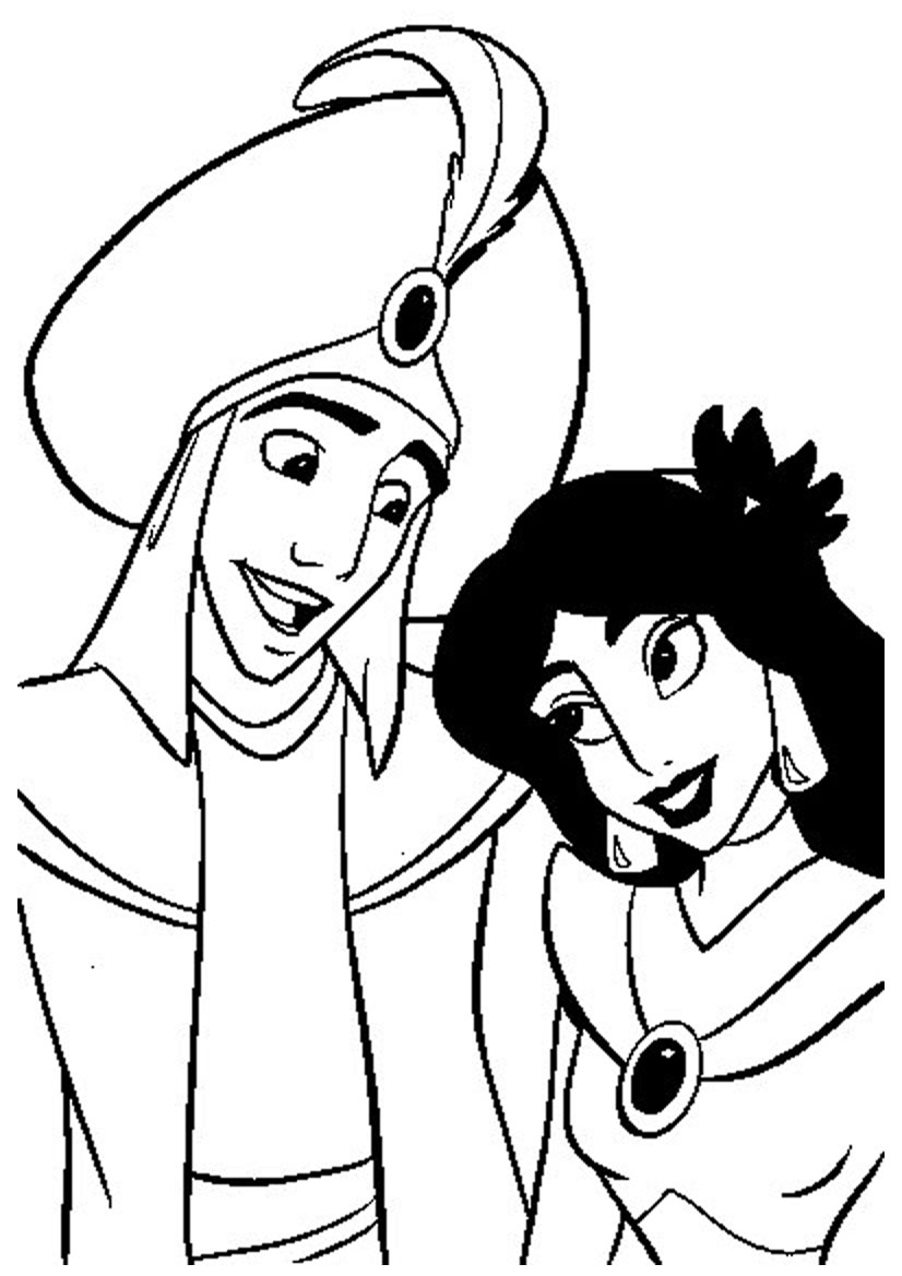 Dessin Aladdin #127787 (Films D&amp;#039;Animation) À Colorier - Coloriages À à Coloriage Aladdin À Imprimer Gratuit
