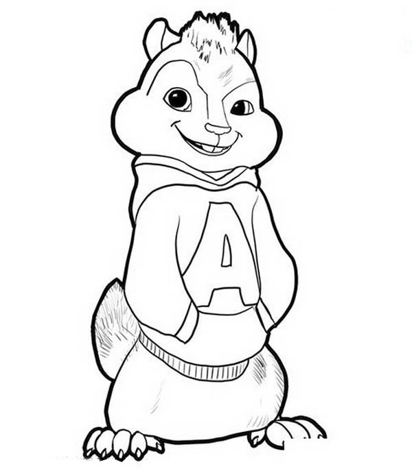 Dessin Alvin Et Les Chipmunks #128282 (Films D'Animation) À Colorier avec Coloriage Alvin Et Les Chipmunks