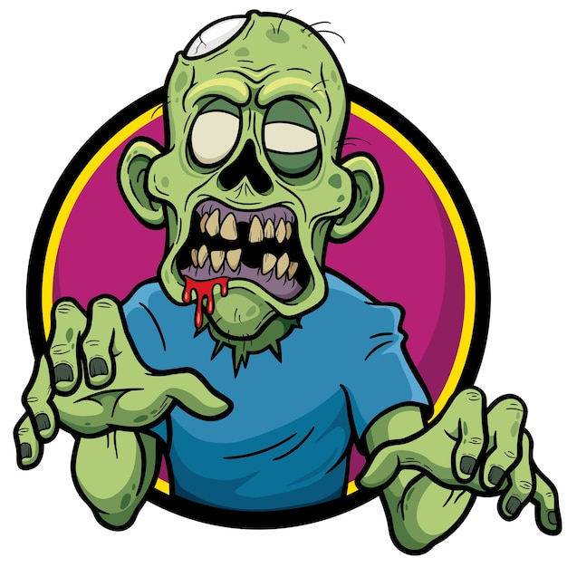 Dessin Animé Zombie | Vecteur Premium à Dessin Among Us Zombie