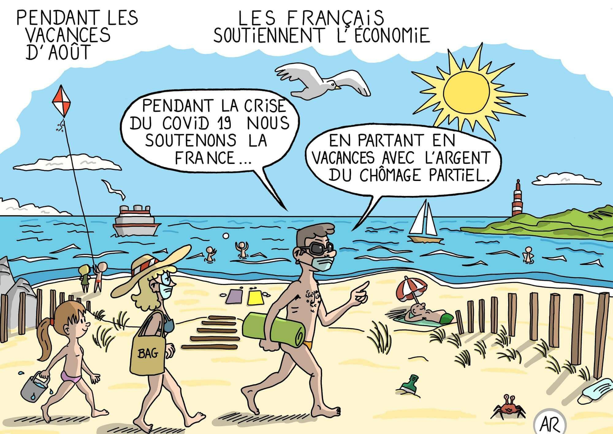 Dessin De Vacances Humoristique, Les Vacances Des Français concernant Enfin Les Vacances Humour