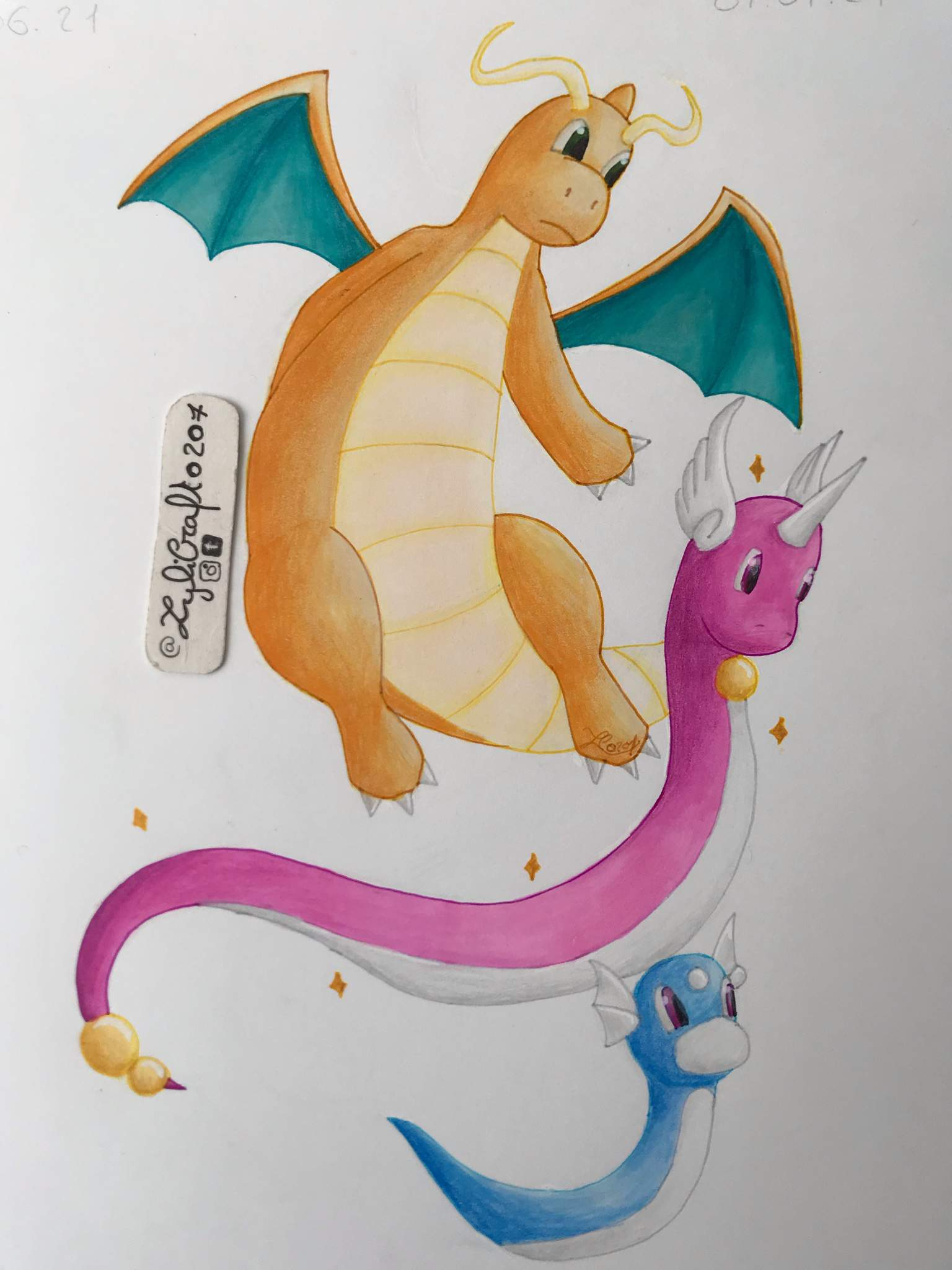 Dessin Famille Draco | Pokémon ⋆ Amino dedans Dracolosse Dessin