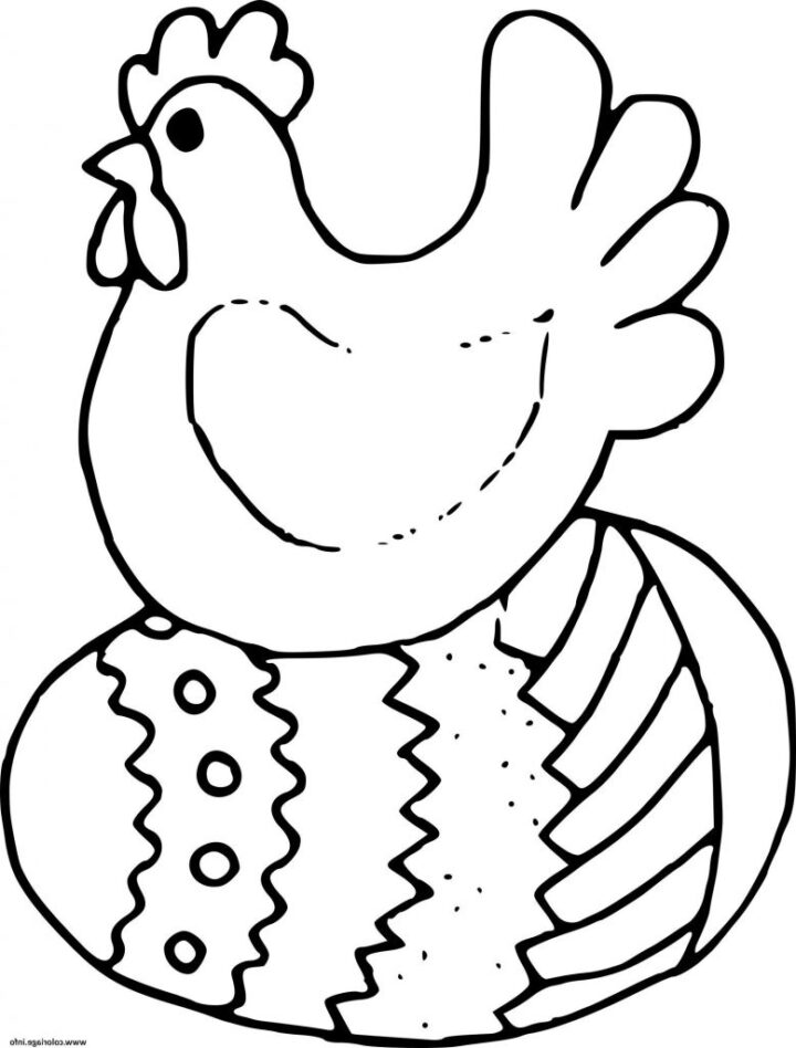 Dessin Paques Facile Inspirant Stock Coloriage Oeuf Et Poule De Paques pour Dessin De Paques Facile