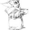 Dibujos De Baby Yoda Para Colorear. Imprime Gratis destiné Coloriage Bebe Yoda