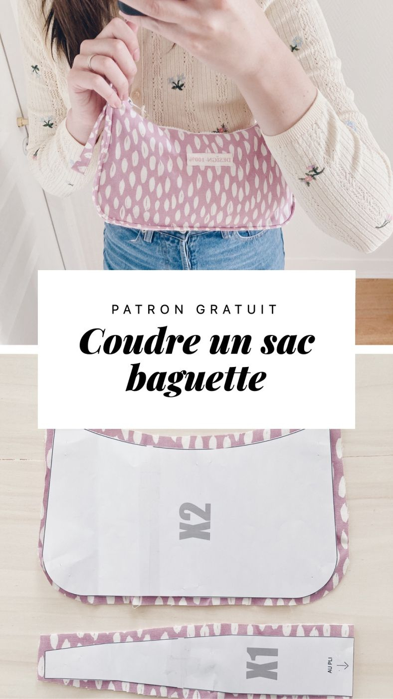 Diy Mode : Un Patron Pour Coudre Un Sac Baguette ! | Coudre Sac, Haute avec Patron De Sac Gratuit À Télécharger