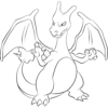 Dracaufeu (No.06) : Pokémon De Génération I - Tous Les Coloriages avec Coloriage Dracolosse