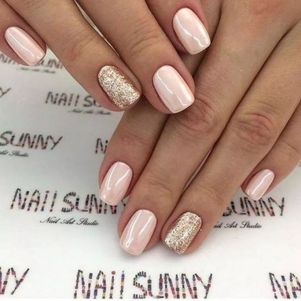 Easy But Cool Women Spring Style With Short Nails 08 | Blush Pink Nails concernant Idée Ongles Printemps