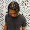 Easy Wear, Mens Hair Style. Box Braids/Microbraids For A Style That tout Tresse Homme Noir Cheveux Court