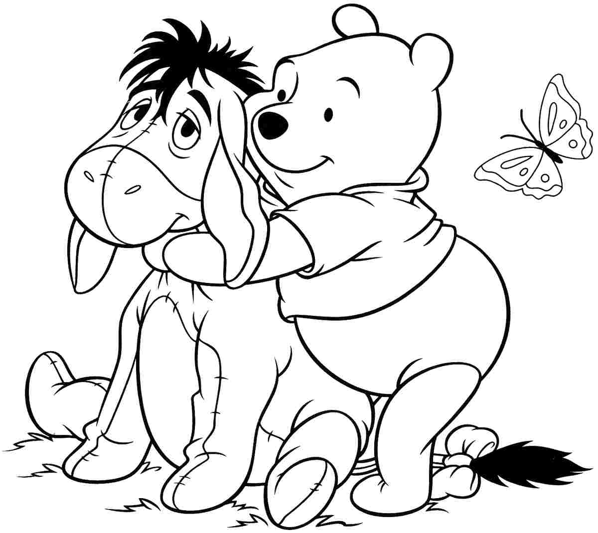 Eeyore Coloring Pages At Getdrawings | Free Download pour Coloriage Bourriquet