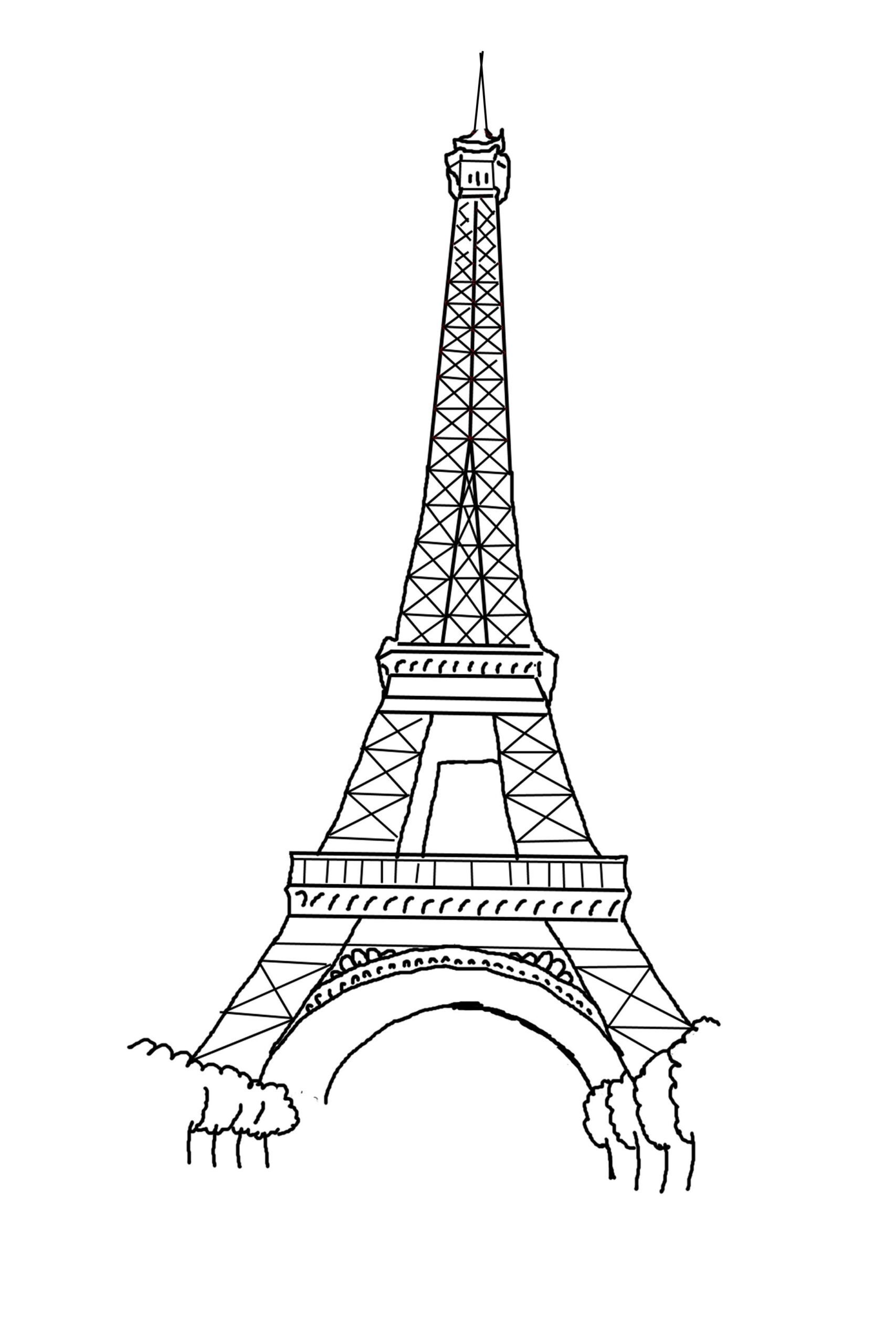 Eiffel Tower Coloring Pages This Kind Of Picture Is Available In Wide concernant Coloriage Tour Eiffel À Imprimer