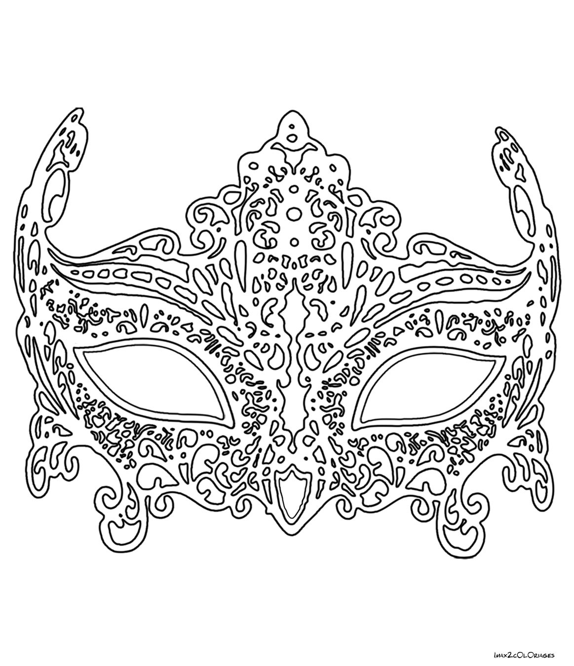Élégant Coloriage De Masque De Carnaval A Imprimer | Des Milliers De à Dessin Carnaval A Imprimer