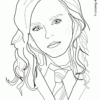 Emma Watson Coloring Pages For Kids, Printable Free Coloring Books avec Hermione Granger Coloriage Hermione