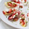 Endive Appetizer With Strawberry Relish - The Dizzy Cook destiné Endive Apero Boursin