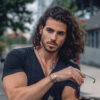 Enrico Omri Ravenna (@Enrico.ravenna) / Long Curly Hair / Men With Long destiné Coupe Homme Cheveux Longs