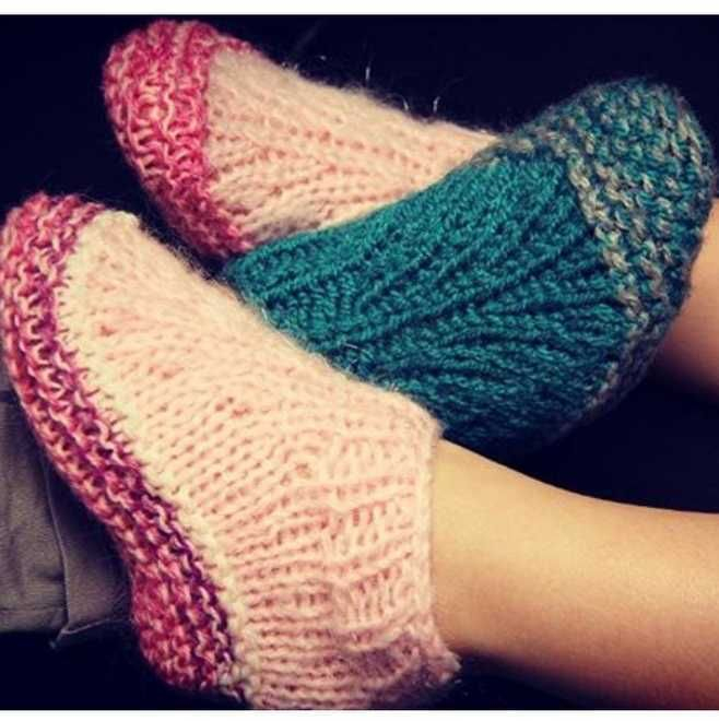 Épinglé Sur Chaussons Adulte à Chaussette En Tricot Gratuit En Pdf